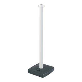 Achetez Sur NOVAP Fr Votre Poteau PVC Blanc 90cm Sur Socle Chantier 4kg