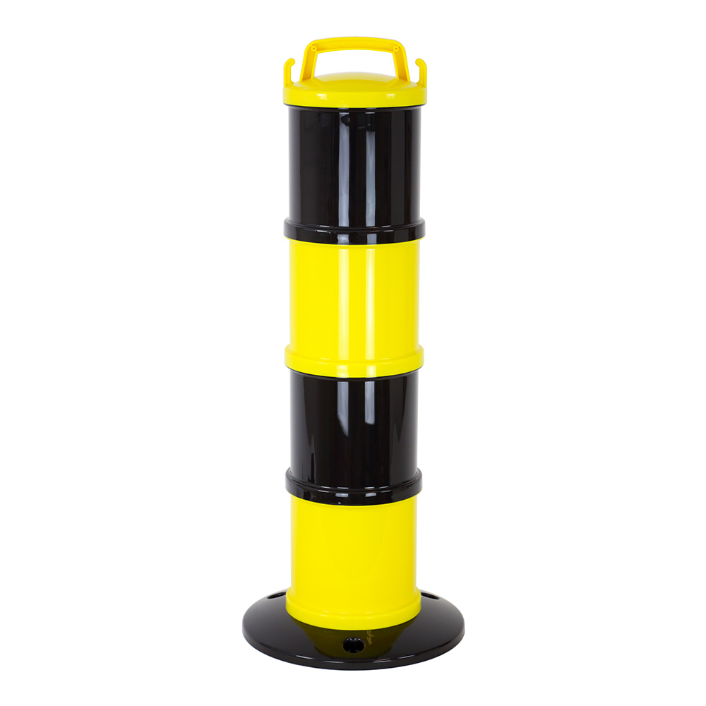 Balise de signalisation modulable Jaune/Noire - 1090026