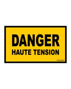 Panneau Danger haute tension - Rigide 330x200mm - 4161396