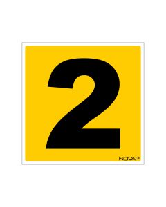 N°2 - 200x200mm - Rigide Jaune - 4220772