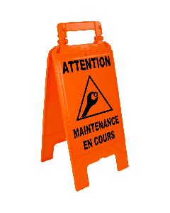 Chevalet Maintenance en cours - Orange - Novap