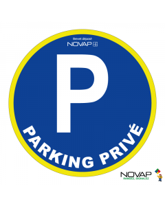 Panneau Parking privé - haute visibilité - Novap