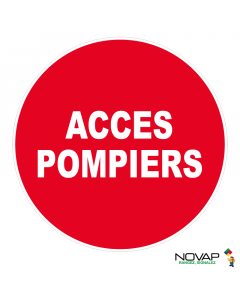 Panneau Accès pompiers - Novap