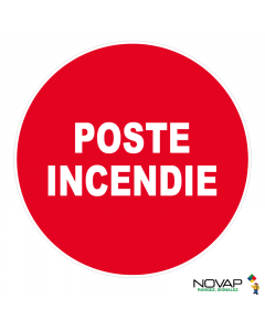 Panneau Poste incendie - Novap