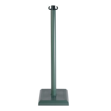 Poteau PVC Vert bronze sur socle lesté 3kg - Novap