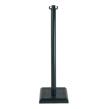 Poteau PVC Noir sur socle lesté 3kg - Novap