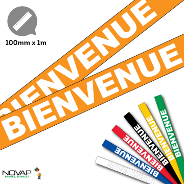 Lot 2 bandes 100mm x 1m - Bienvenue - Novap