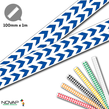 Lot 2 bandes 100mm x 1m - Double Chevrons - Novap