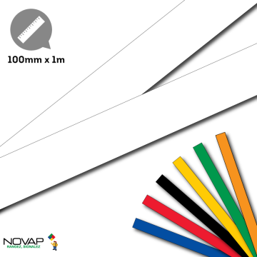 Lot 2 bandes 100mm x 1m - Lignes pleines - Novap