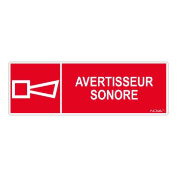 Panneau Avertisseur sonore - Rigide 450x150mm - 4030845