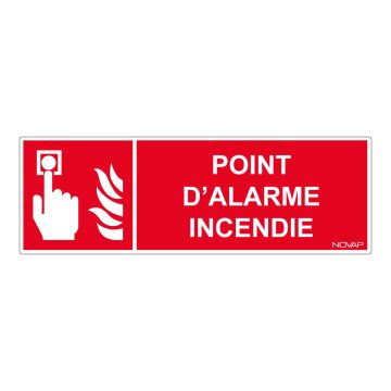 Panneau Commande alarme manuelle - Rigide 450x150mm - 4030869