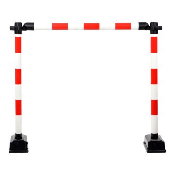 Barrière Express 1 lisse 1m Rouge/Blanc - Novap