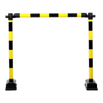 Barrière Express 1 lisse 1m Jaune/Noir - Novap