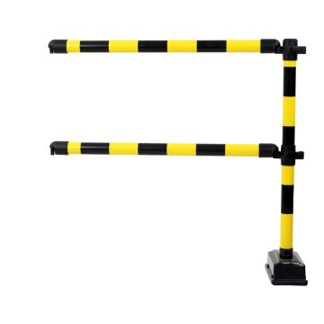 Barrière Express 2 lisses 1m supplémentaires Jaune/Noir - Novap