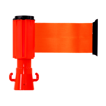 Dérouleur de sangle 100mmx3m Orange fluo - Novap