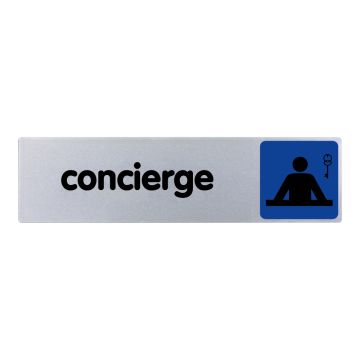 Plaquette de porte Concierge - couleur 170x45mm - 4032740