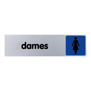 Plaquette de porte Dames (texte) - couleur 170x45mm - 4032771