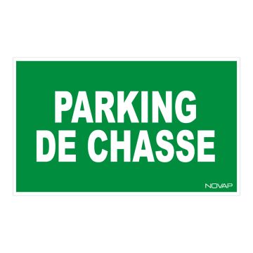 Panneau Parking de chasse - Rigide 330x200mm - 4034799