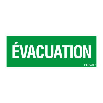 Panneau Evacuation - Rigide 330x120mm - 4035529