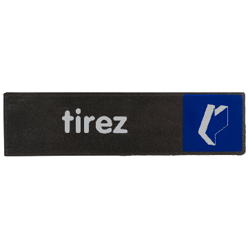 Plaquette Tirez - Plexi Access 170x45mm - Novap