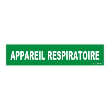 Panneau Appareil respiratoire - Rigide 330x75mm - 4120034