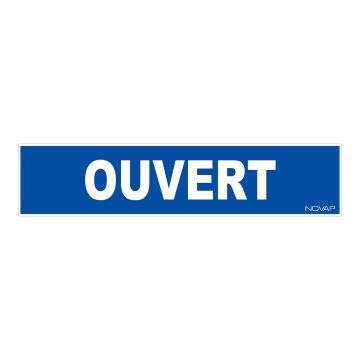 Panneau Ouvert - Rigide 330x75mm - 4120577