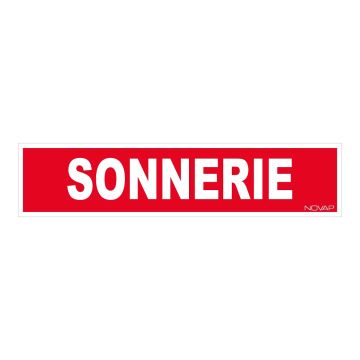 Panneau Sonnerie - Rigide 330x75mm - 4120867