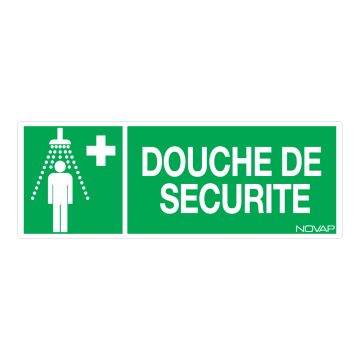 Panneau Douche de sécurité - Rigide 330x120mm - 4140674