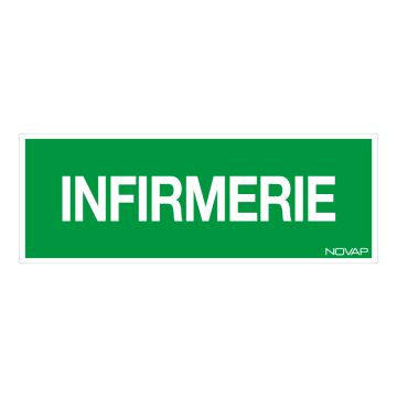 Panneau Infirmerie - Rigide 330x120mm - 4140698