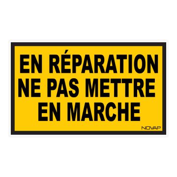 Panneau En réparation Ne pas mettre en marche - Rigide 330x200mm - 4160306