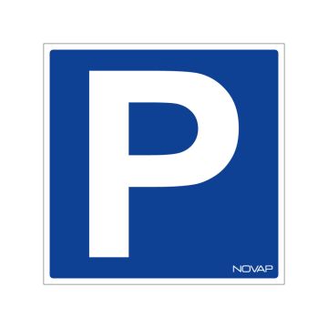 Panneau P (parking) - Rigide 200x200mm - 4220161