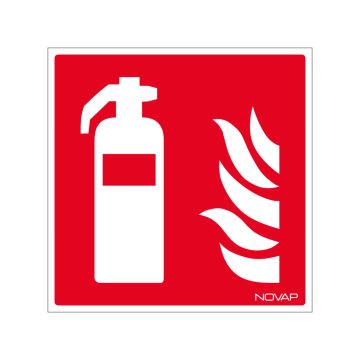 Panneau Extincteur d'incendie - Rigide 200x200mm - 4220307