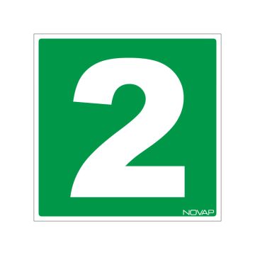 N°2 - 200x200mm - Rigide Vert - 4220475