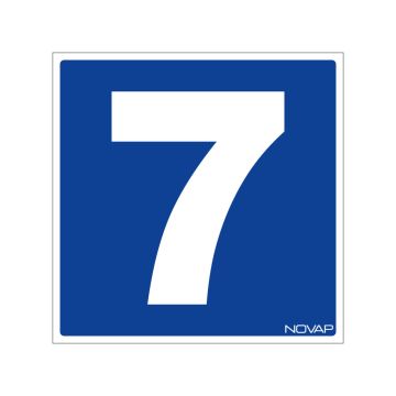 N°7 - 200x200mm - Rigide Bleu - 4220727