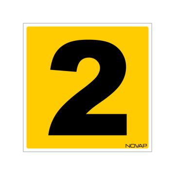 N°2 - 200x200mm - Rigide Jaune - 4220772