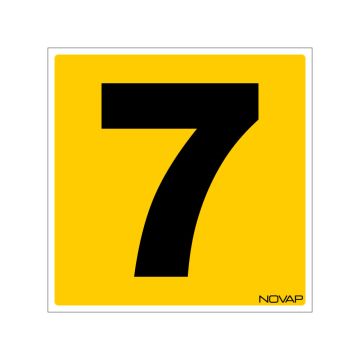 N°7 - 200x200mm - Rigide Jaune - 4220826