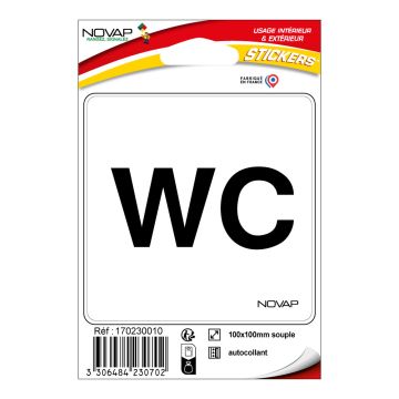 Pictogramme adhésif WC - Novap