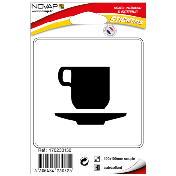 Pictogramme adhésif - Café - Novap