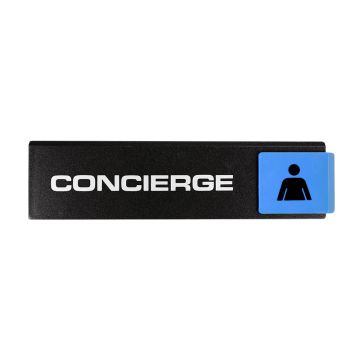 Plaquette de porte Concierge - Europe design 175x45mm - 4260099