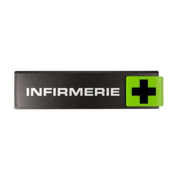 Plaquette de porte Infirmerie - Europe design 175x45mm - 4261089