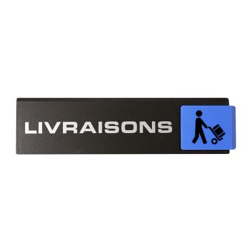 Plaquette de porte Livraisons - Europe design 175x45mm - 4261126