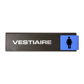 Plaquette de porte Vestiaire femmes - Europe design 175x45mm - 4261287