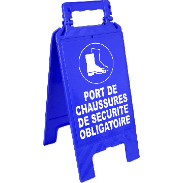 Chevalet Port de chaussure de sécurité obligatoire - Novap