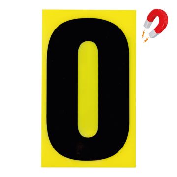 N°0  - 100x60mm magnétique Jaune/Noir - 4355191