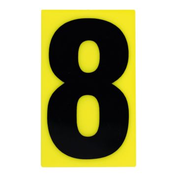 N°8 - 50x30mm Jaune/Noir - 4359380