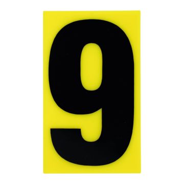 N°9 - 50x30mm Jaune/Noir - 4359397