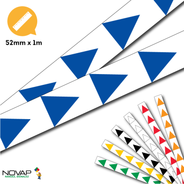 Lot 2 bandes 52mm x 1m - Flèches - Novap