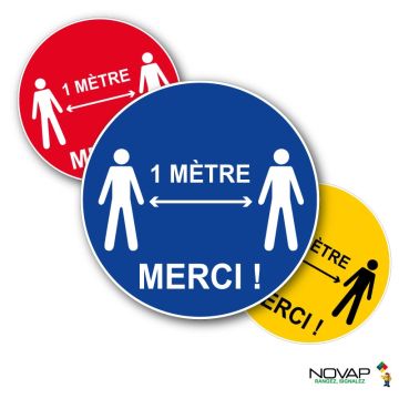 Disques 1 mètre merci - spécial sol - Novap