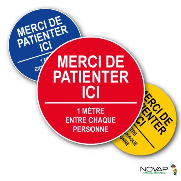 Disques Merci de patienter ici - spécial sol - Novap