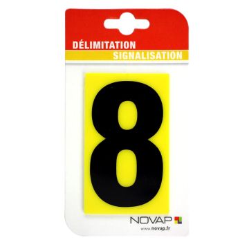 N°8 - 50x30mm Jaune/Noir - 4359380